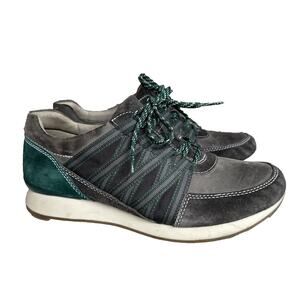 Dansko Women's Gabi Sneaker Green Shoe Comfort Active Suede Size EU 37 US‎ 7